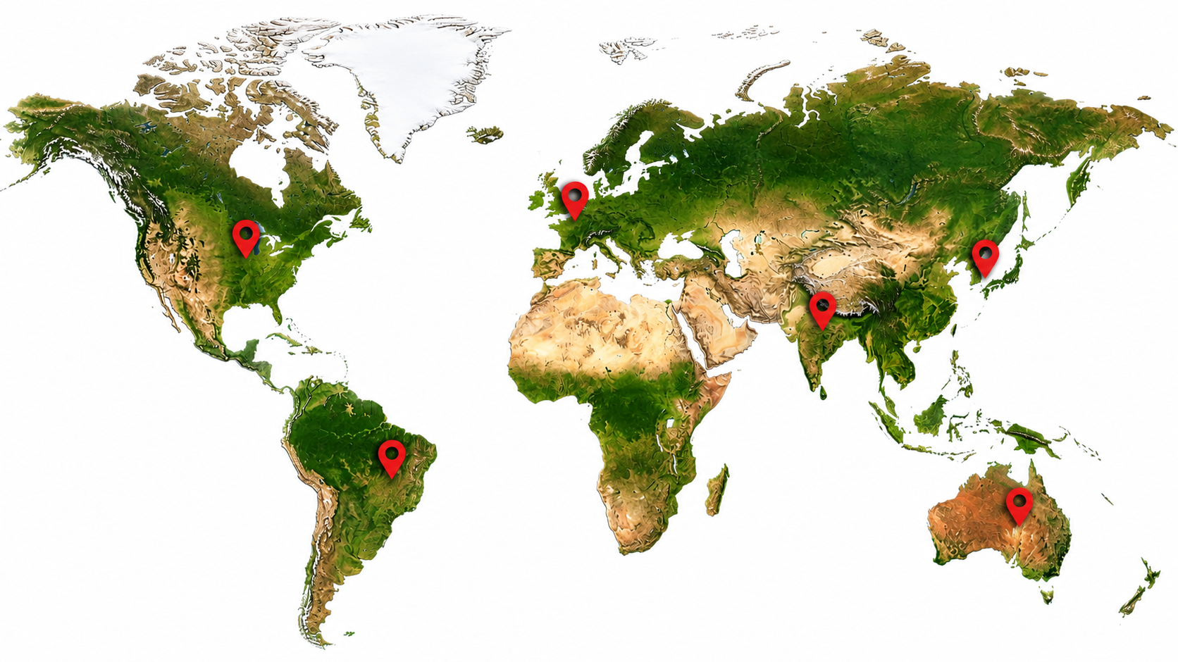 Global Markets Map